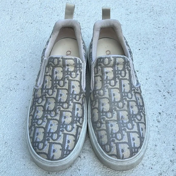 Dior Shoes Authentic Womens Christian Dior Oblique Jacquard